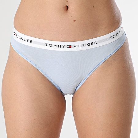 Tommy Hilfiger - Lot De 3 Culottes Femme 5529 Ecru Bleu Clair Blanc Bleu Roi