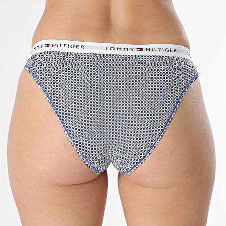 Tommy Hilfiger - Lot De 3 Culottes Femme 5529 Ecru Bleu Clair Blanc Bleu Roi
