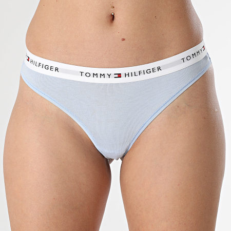 Tommy Hilfiger - Lot De 3 Strings Femme 5530 Ecru Bleu Clair Bleu Roi