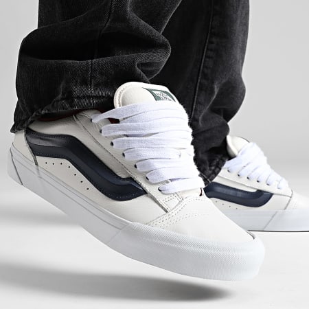 Vans - Zapatillas Knu Skool D22WTM1 Varsity Blanco Multi