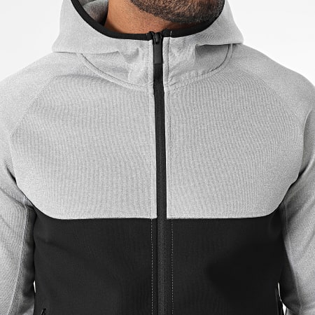 Zayne Paris  - Ensemble De Survetement 713 Gris Chiné Noir