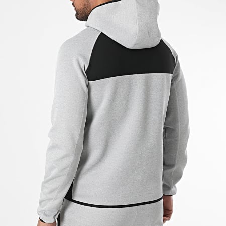 Zayne Paris  - Ensemble De Survetement 713 Gris Chiné Noir