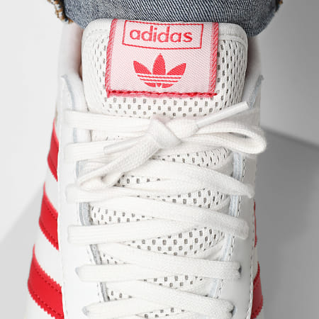 Adidas Originals - Baskets Gazelle JH5399 Core White Better Scarlet Crew White