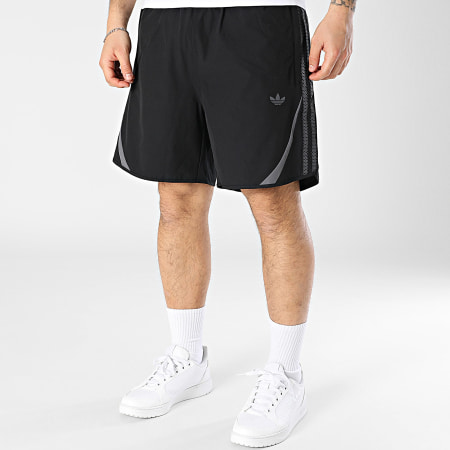 Adidas Originals - Short Jogging A Bandes Supernova JD0053 Noir