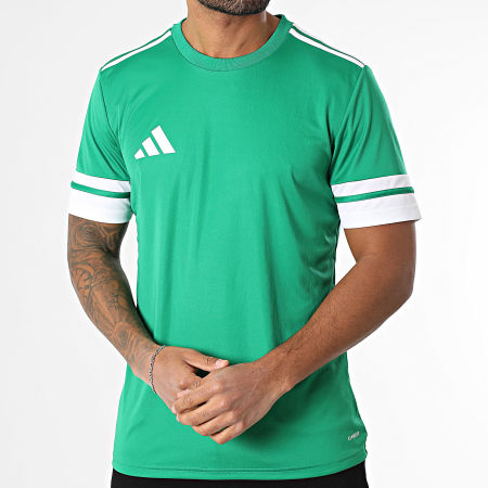 Adidas Sportswear - Tee Shirt A Bandes SQUA25 Jersey JN7485 Vert Blanc