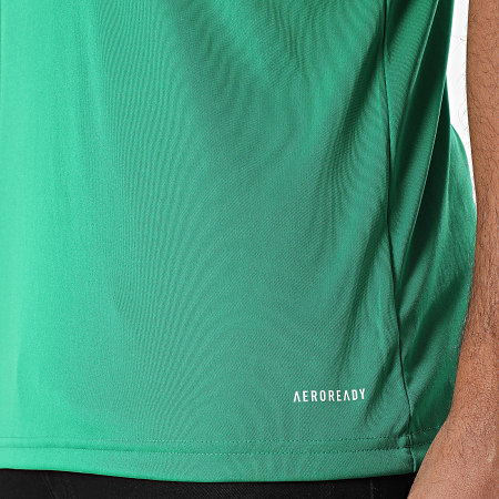 Adidas Sportswear - Tee Shirt A Bandes SQUA25 Jersey JN7485 Vert Blanc