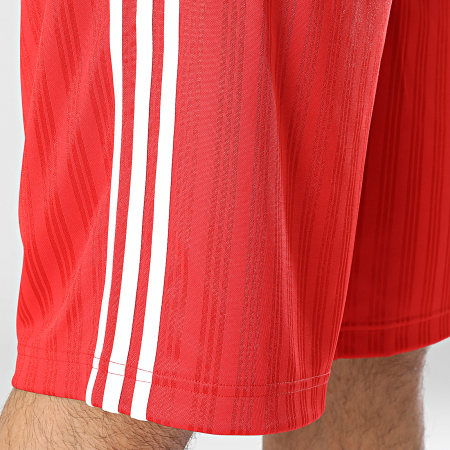 Adidas Originals - Short Jogging A Bandes Poly JP1032 Rouge