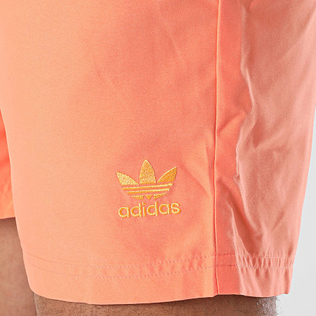 Adidas Originals Adic Solid Swim Shorts JC9186 Orange Ryses