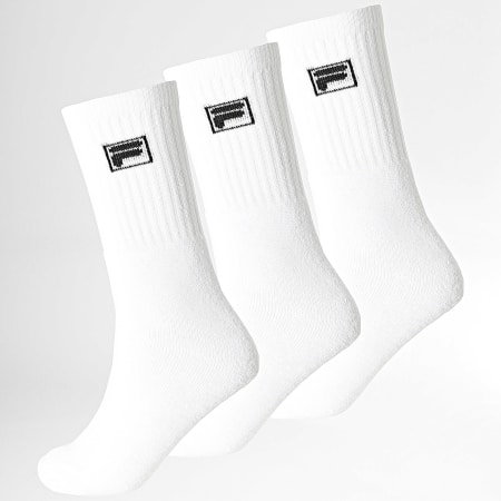 Fila - Lot De 3 Paires De Chaussettes F9000 Blanc