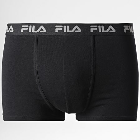 Fila - Lot De 3 Boxers FU5004 Bleu Marine Noir Blanc