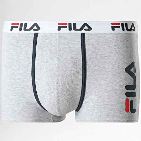 Fila - Lot De 2 Boxers FU5040 Noir Gris Chiné