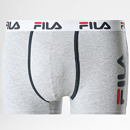 Fila - Lot De 5 Boxers FU5040 Noir Blanc Gris Chiné Bleu Marine