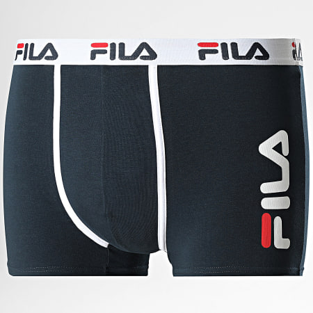 Fila - Lot De 5 Boxers FU5040 Noir Blanc Gris Chiné Bleu Marine
