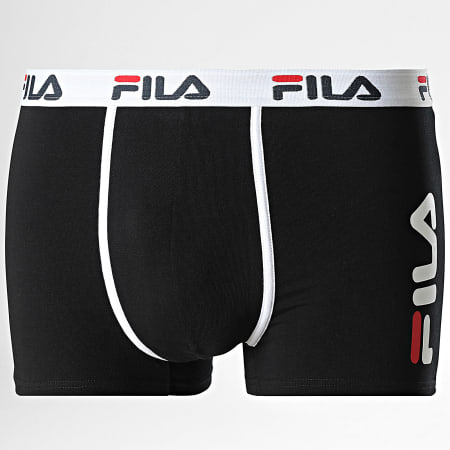 Fila - Lot De 5 Boxers FU5040 Noir Blanc Gris Chiné Bleu Marine