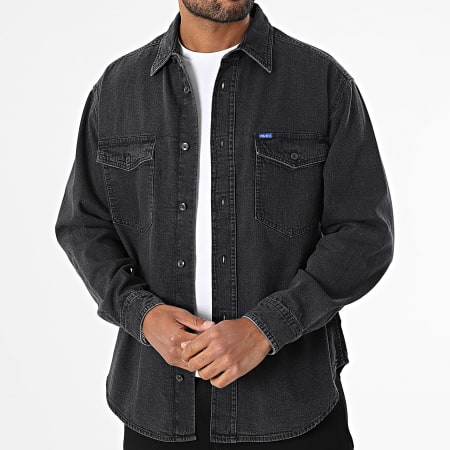 Hugo Blue - Surchemise Jean Ebino 50534179 Noir