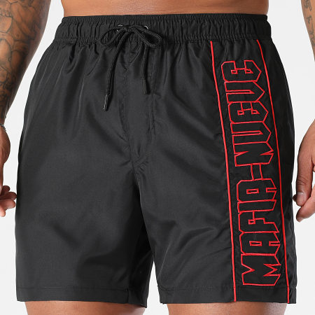 MA9 Mafia Nueve - Short De Bain BRAB Carbon Red