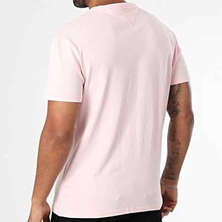 Tommy Jeans - Tee Shirt Badge 0322 Rose Clair