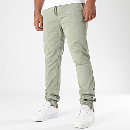 Tommy Jeans - Pantaloni jogger Austin 0283 Verde cachi chiaro