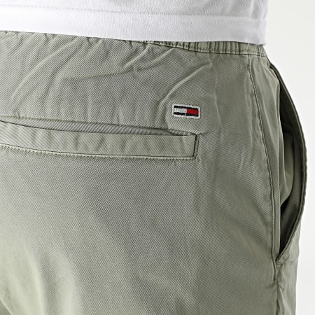 Tommy Jeans - Pantaloni jogger Austin 0283 Verde cachi chiaro