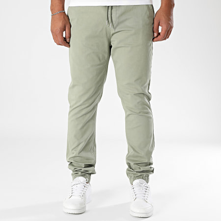 Tommy Jeans - Pantaloni jogger Austin 0283 Verde cachi chiaro