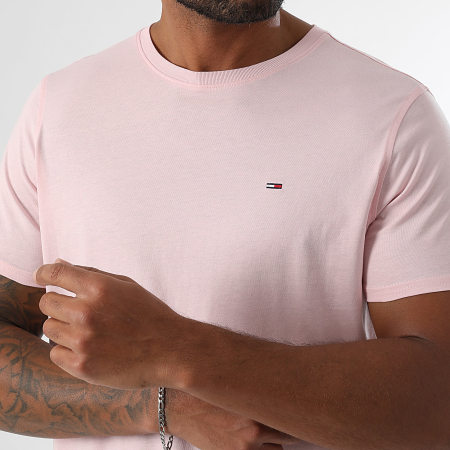 Tommy Jeans - Tee Shirt Tjm Xslim Jersey 4411 Rose