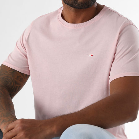 Tommy Jeans - Tee Shirt Tjm Xslim Jersey 4411 Rose