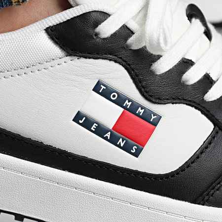 Tommy Jeans - Baskets Cupsole Leather Essential 1443 Ecru