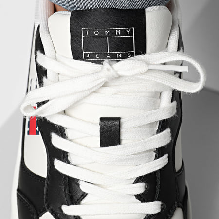 Tommy Jeans - Baskets Cupsole Leather Essential 1443 Ecru