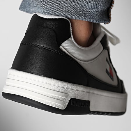 Tommy Jeans - Baskets Cupsole Leather Essential 1443 Ecru