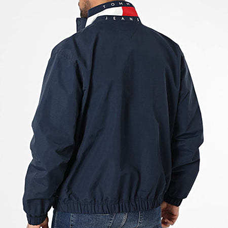 Tommy Jeans - Veste Zippée DNA Collar Essential 0900 Bleu Marine