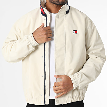 Tommy Jeans - Veste Zippée DNA Collar Essential 0900 Beige