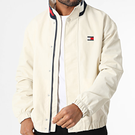 Tommy Jeans - Veste Zippée DNA Collar Essential 0900 Beige