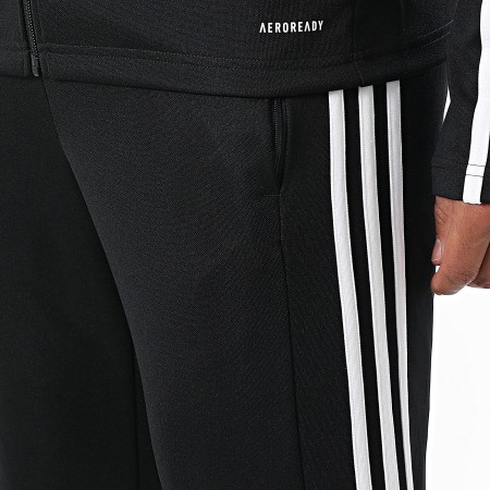 Adidas Sportswear - Ensemble De Survetement SQ25 JE2774 JE2782 Noir Blanc