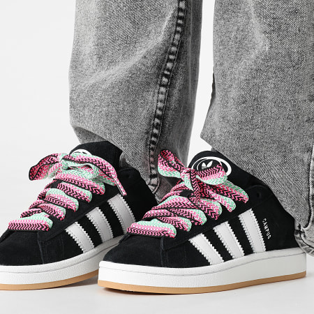 Adidas Originals - Baskets Femme Campus 00s W JH7272 Core Black Lucid Pink Footwear White