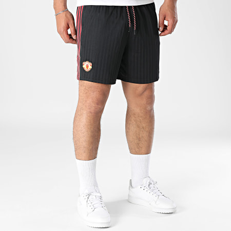 Adidas Originals - Short Jogging Manchester United FC Icon JF0356 Noir Rouge
