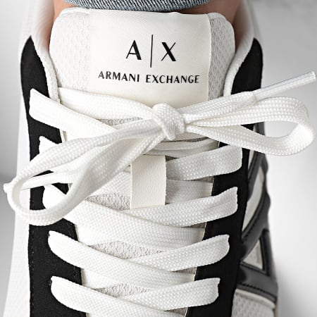 Armani Exchange - Sneakers XUX263-XV942 Off White Black - Ryses