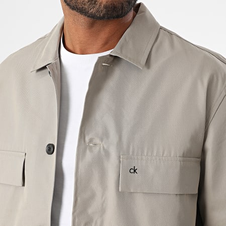 Calvin Klein - Surchemise Cotton Blend 3815 Taupe