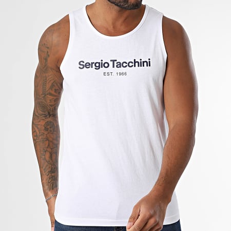 Sergio Tacchini - Débardeur Goblin 41072 Blanc