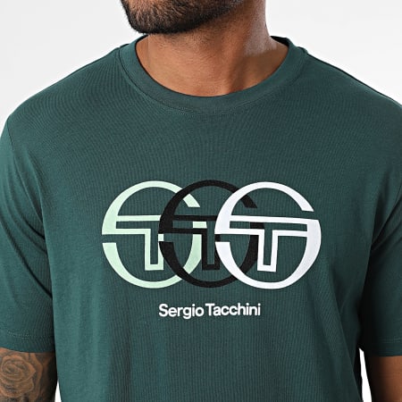 Sergio Tacchini - Triade Tee Shirt 025 41091 Verde scuro