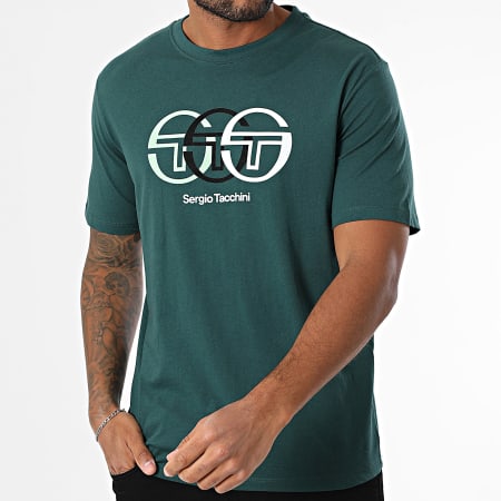 Sergio Tacchini - Triade Tee Shirt 025 41091 Verde scuro