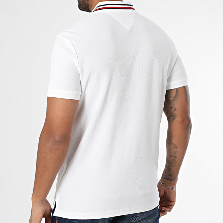 Tommy Hilfiger - Polo Manches Courtes Collar 8484 Blanc