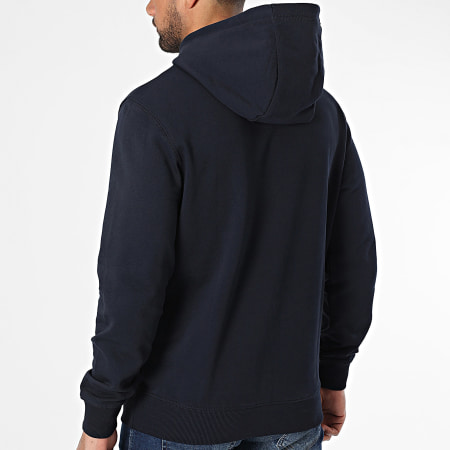 Tommy Hilfiger - Sweat Capuche Center Stack 8672 Bleu Marine