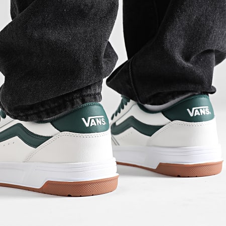 Vans - Zapatillas Hylane 00D26 Varsity White Green