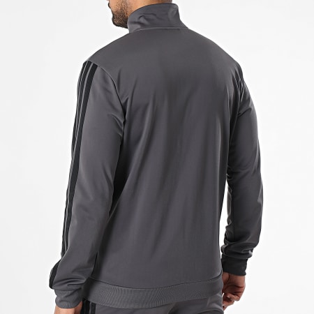 Adidas Sportswear - Ensemble De Survetement A Bandes 3 Stripes JI8856 Gris Anthracite
