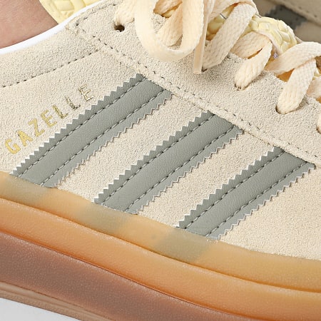 Adidas Originals - Baskets Femme Gazelle Bold W JI2696 Warm Vanilla Silver Pebble Earth Strata