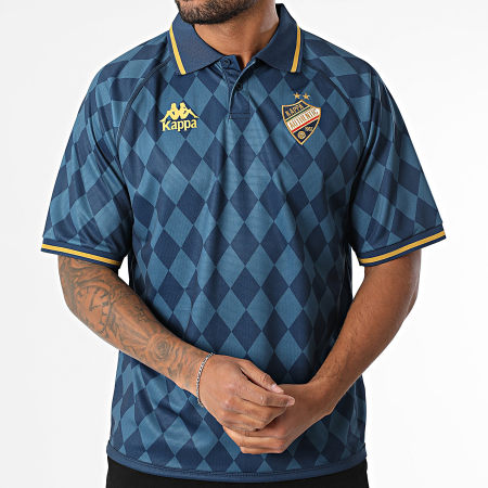 Kappa - Polo Mangas Cortas Authentic Nekoda 331X7RW Azul Marino Dorado