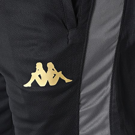 Kappa - Short Jogging Slim Player Gahorazip 341V72W Noir Doré