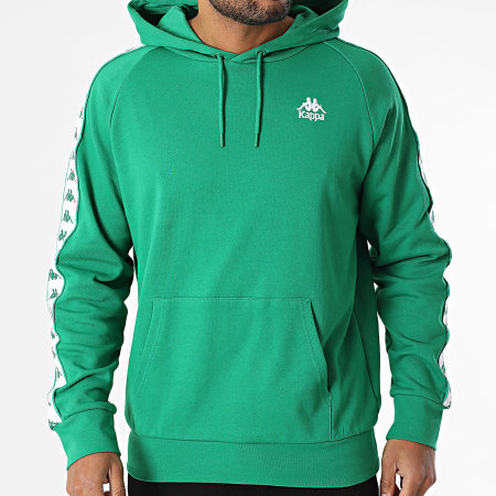 Kappa - Sudadera con Capucha Banda Madison 351S2KW Verde
