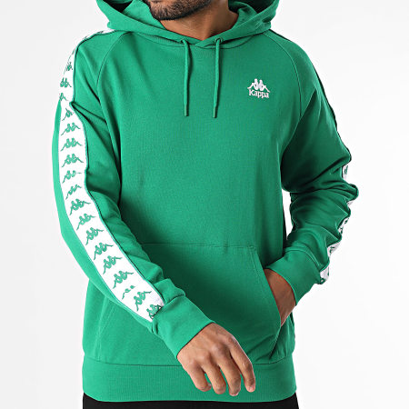 Kappa - Sudadera con Capucha Banda Madison 351S2KW Verde