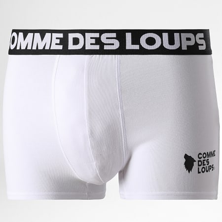 Comme Des Loups - Pack de 6 boxers clássicos branco cinzento preto